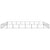 Dog Kennel Black 48 m² Steel
