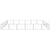 Dog Kennel Silver 36 m² Steel