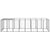 Dog Kennel Black 4.84 m² Steel