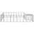 Dog Kennel Black 15.73 m² Steel