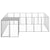 Dog Kennel Silver 8.47 m² Steel