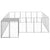 Dog Kennel Silver 12.1 m² Steel