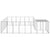 Dog Kennel Silver 12.1 m² Steel