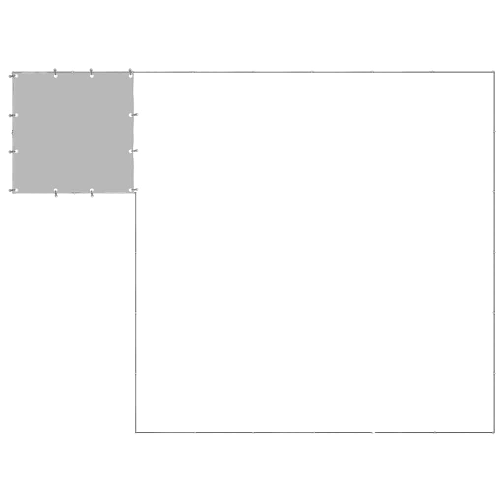 Dog Kennel Silver 12,1 m² Steel