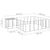 Dog Kennel Silver 12.1 m² Steel
