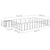 Dog Kennel Black 30.25 m² Steel