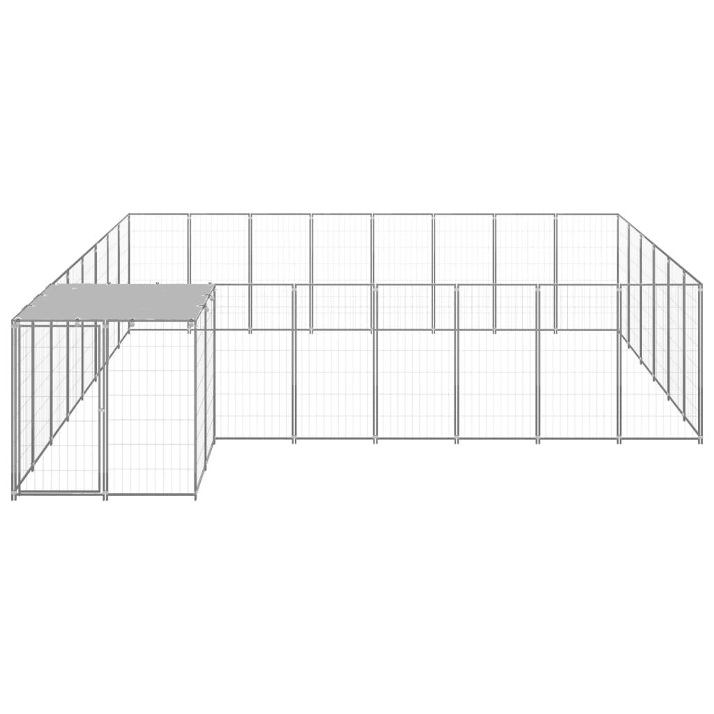 Dog Kennel Silver 15.73 m² Steel