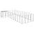 Dog Kennel Silver 13.31 m² Steel