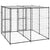 Outdoor Dog Kennel Steel with Roof 4.84 m²