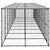 Outdoor Dog Kennel Steel with Roof 21.78 m²