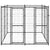 Outdoor Dog Kennel Steel 4.84 m²