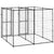 Outdoor Dog Kennel Steel 4.84 m²