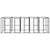 Outdoor Dog Kennel Steel 12.1 m²