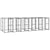 Outdoor Dog Kennel Steel 14.52 m²