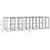 Outdoor Dog Kennel Steel 14.52 m²