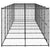 Outdoor Dog Kennel Steel 16.94 m²