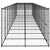 Outdoor Dog Kennel Steel 26.62 m²