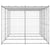 Outdoor Dog Kennel Galvanised Steel with Roof 7.26 m²