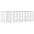Outdoor Dog Kennel Galvanised Steel with Roof 12.1 m²