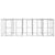 Outdoor Dog Kennel Galvanised Steel with Roof 12.1 m²
