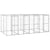 Outdoor Dog Kennel Galvanised Steel 9.68 m²