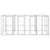 Outdoor Dog Kennel Galvanised Steel 9.68 m²