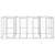 Outdoor Dog Kennel Galvanised Steel 9.68 m²