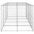 Outdoor Dog Kennel Galvanised Steel 9.68 m²