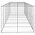 Outdoor Dog Kennel Galvanised Steel 16.94 m²