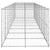 Outdoor Dog Kennel Galvanised Steel 19.36 m²