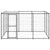 Outdoor Dog Kennel Steel with Roof 7.26 m²