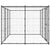 Outdoor Dog Kennel Steel with Roof 7.26 m²