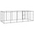 Outdoor Dog Kennel Steel with Roof 12.1 m²