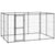 Outdoor Dog Kennel Steel 7.26 m²