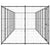 Outdoor Dog Kennel Steel 16.94 m²