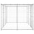 Outdoor Dog Kennel Galvanised Steel with Roof 7.26 m²