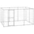 Outdoor Dog Kennel Galvanised Steel 7.26 m²