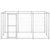 Outdoor Dog Kennel Galvanised Steel 7.26 m²