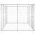 Outdoor Dog Kennel Galvanised Steel 7.26 m²