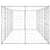 Outdoor Dog Kennel Galvanised Steel 12.1 m²