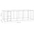 Outdoor Dog Kennel Galvanised Steel 12.1 m²