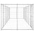 Outdoor Dog Kennel Galvanised Steel 16.94 m²