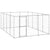 Outdoor Dog Kennel Galvanised Steel 14.52 m²