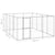 Outdoor Dog Kennel Galvanised Steel 14.52 m²