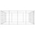 Outdoor Dog Kennel Galvanised Steel 24.2 m²