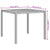 Garden Table 90x90x75 cm Poly Rattan and Acacia Wood Black