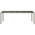 Garden Table Grey 250x100x75 cm Tempered Glass and Poly Rattan