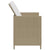 Garden Chairs with Cushions 4 pcs Poly Rattan Beige