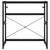 Bathroom Washbasin Frame Black 79x38x83 cm Iron