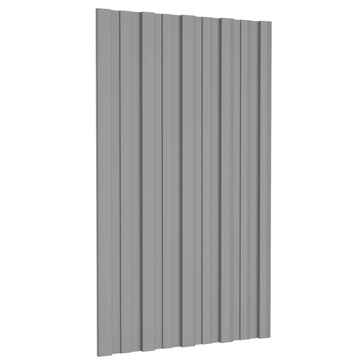 Roof Panel 36 pcs Grey 80 x 45 cm Galvanised steel